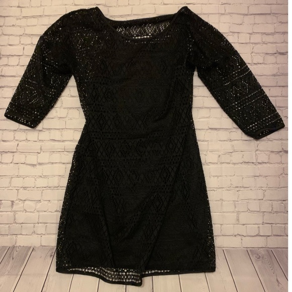 EXPRESS GEOMETRIC PRINT DRESS - Picture 2 of 4